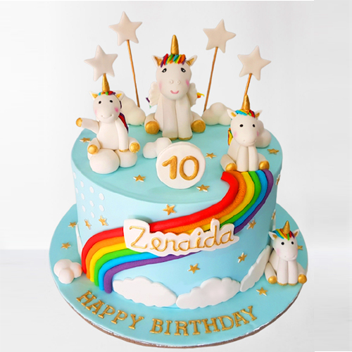 Unicorn Theme Cake