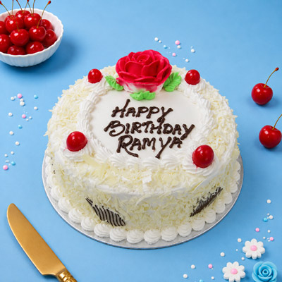 White Forest Cake