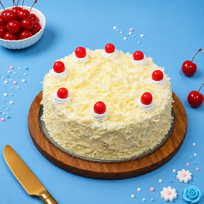 White Forest Cake