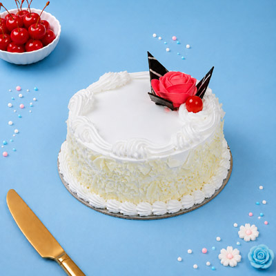 White Forest Cake