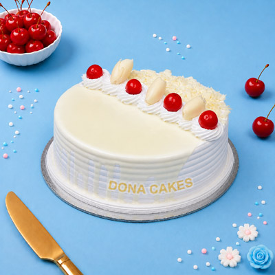 White Forest Cake