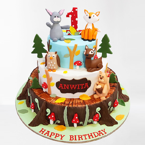 Animal Theme cake